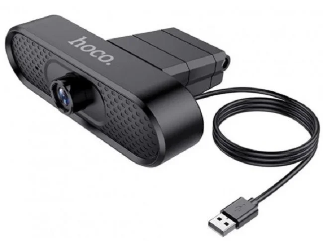 Web-камера HOCO DI01 USB 2Мп черная - Фото 4 Web-камера HOCO DI01 USB 2Мп черная - изображение 4