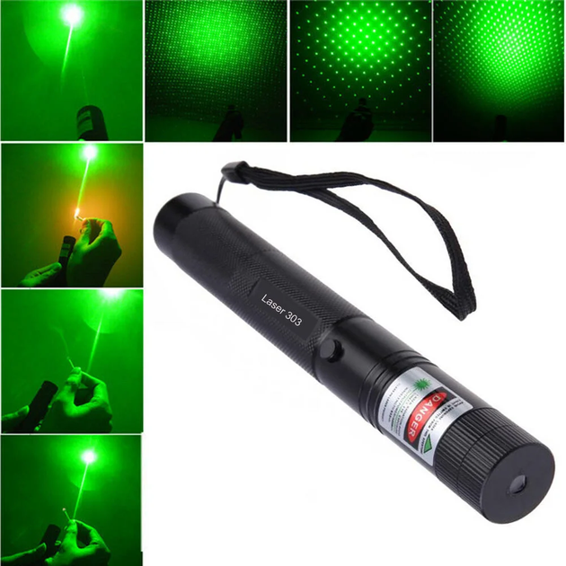Указка лазерна LASER 303 GREEN - зображення 2