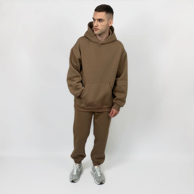 Мужской Спортивный костюм Toggerment Oversize XS Коричневый – Брендовая ...