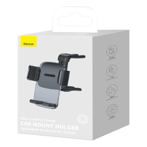 Держатель BASEUS Easy Control Clamp 4.7-6.7" SUYK000201 black - Фото 4 Держатель BASEUS Easy Control Clamp 4.7-6.7" SUYK000201 black - изображение 4