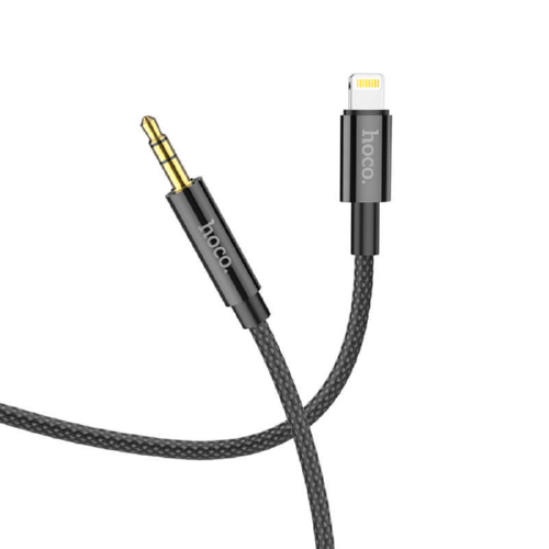 Кабель HOCO AUX to Lightning UPA19 1M black - Фото 1 Кабель HOCO AUX to Lightning UPA19 1M black - изображение 1