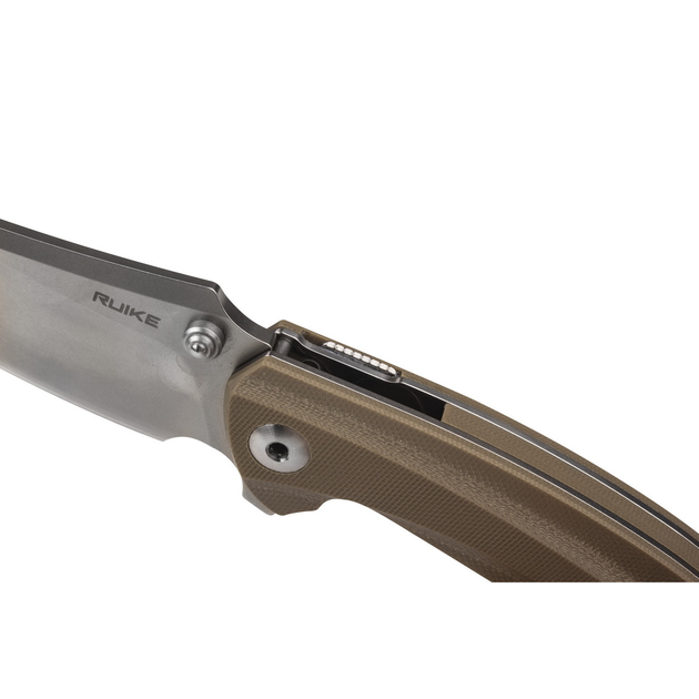 Нож складной карманный, туристический, с фиксацией Liner Lock Ruike P155-W Desert sand 213 мм - изображение 2
