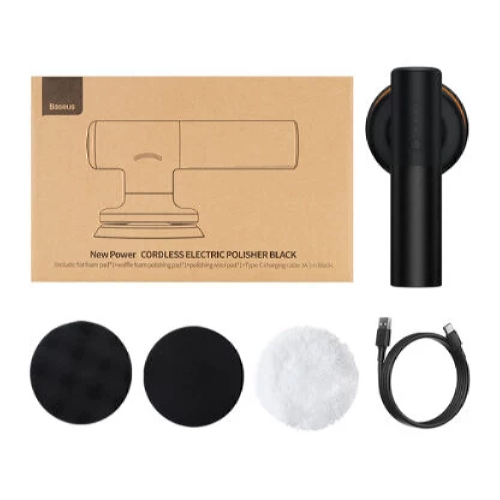Полірувальна машинка Baseus CRDLQ-B01 New Power Cordless Electric Polisher 4000mAh Black - зображення 5