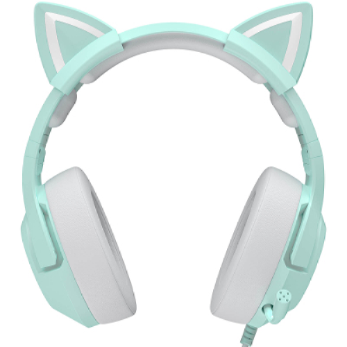 Наушники ONIKUMA Gaming CAT with LED K9 2.2м green - Фото 1 Наушники ONIKUMA Gaming CAT with LED K9 2.2м green - изображение 1