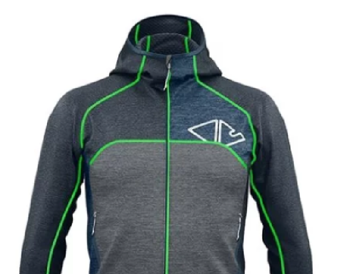 Кофта чоловіча з широкими кишенями RESOLUTION MAN GREEN FLUO L - зображення 2
