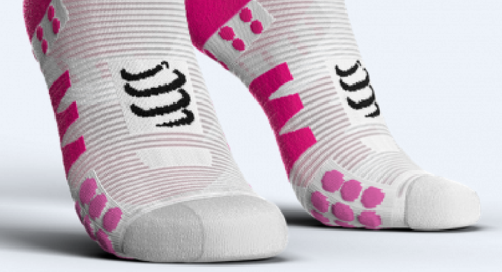 Носки спортивные для бега Pro Racing Socks V3.0 Run High 39-41 Бело-розовые 