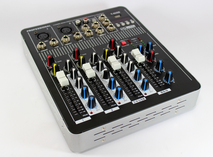 Аудио микшер Mixer BT 4000 4 канала Bluetooth - изображение 5