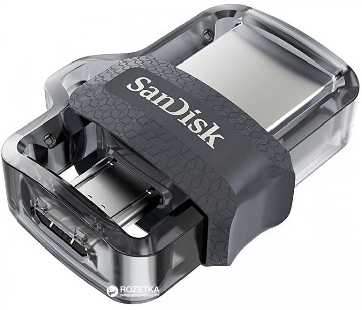 Флешка SanDisk Flash USB 3.0 Ultra Dual Drive OTG M3.0 128GB | 150 Mb/s |(SDDD3-128G-G46) - зображення 5