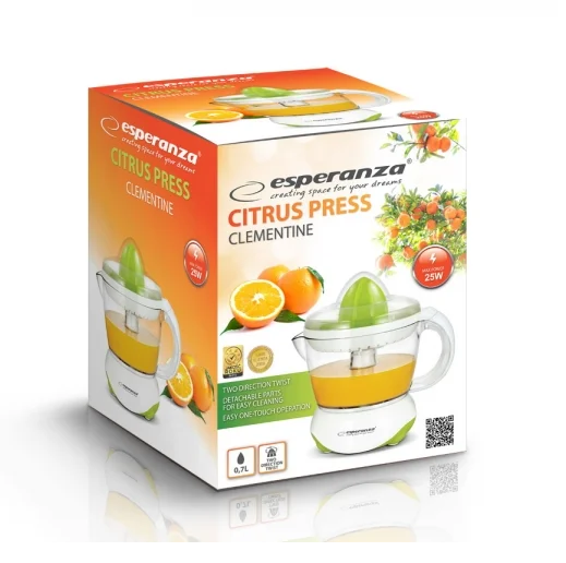 Соковыжималка для цитрусовых Esperanza EKJ001G Clementine 25 Вт green - изображение 2
