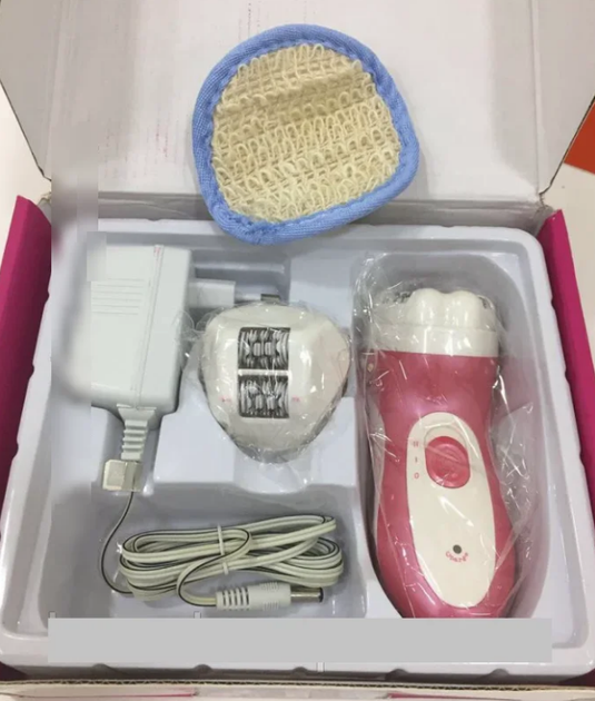 Эпилятор 3в1 MP 3099 с тройной насадкой розовый - Фото 3 Эпилятор 3в1 MP 3099 с тройной насадкой розовый - изображение 3