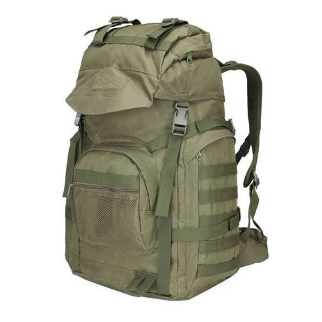 Рюкзак тактичний військовий Tactical Backpack A51 50 л олива - зображення 1