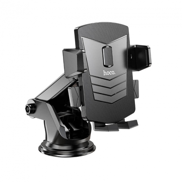 Універсальний автоутримувач HOCO David one-button center console car holder CA83 360° black - зображення 9