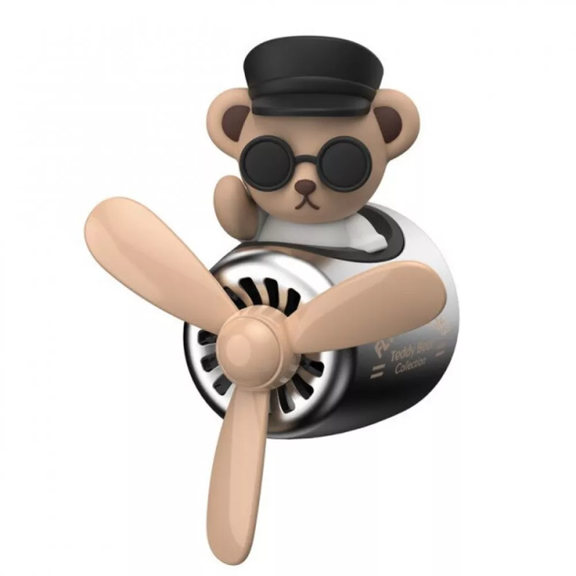 Ароматизатор на воздуховод Pilot Bear 2 картриджа beige - изображение 2