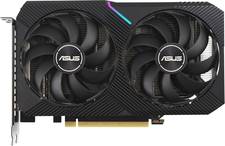 Видеокарта Asus PCI-Ex GeForce RTX 3060 Dual OC Edition 8GB GDDR6 (128bit) (1867/15000) (1 x HDMI, 3 x DisplayPort) (DUAL-RTX3060-O8G) - изображение 1
