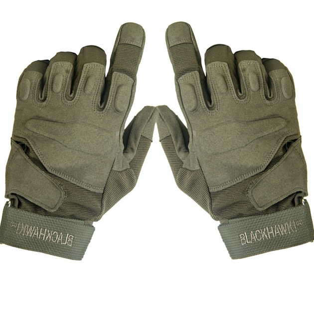 Тактичні зимові рукавички BlackHawk L. Зелені - зображення 1