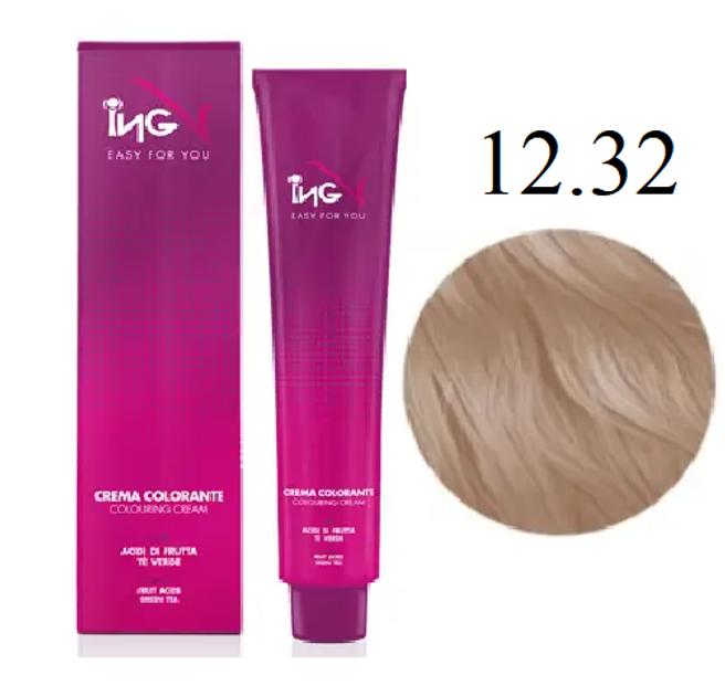 Крем-краска для волос ING Professional Coloring Cream 12.32 Ультра ...