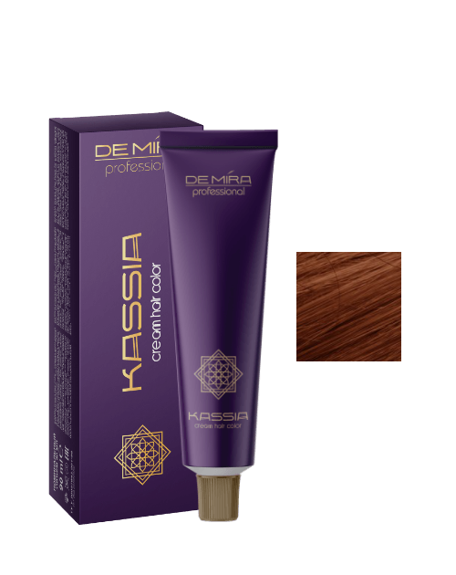 Стойкая крем-краска для волос DeMira Professional Kassia 5/4 Светлый шатен 90 мл - Фото 1 Стойкая крем-краска для волос DeMira Professional Kassia 5/4 Светлый шатен 90 мл - изображение 1