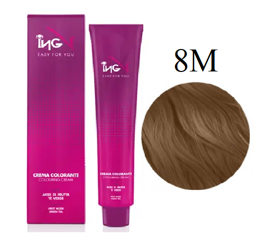 Крем-краска для волос ING Professional Colouring Cream 8М Светло-русый матовый 100 мл - Фото 1 Крем-краска для волос ING Professional Colouring Cream 8М Светло-русый матовый 100 мл - изображение 1