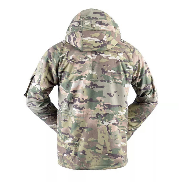 Куртка военная тактическая на флисе YAKEDA SoftShell 3XL Multicam (YAM2888979-4) - изображение 2