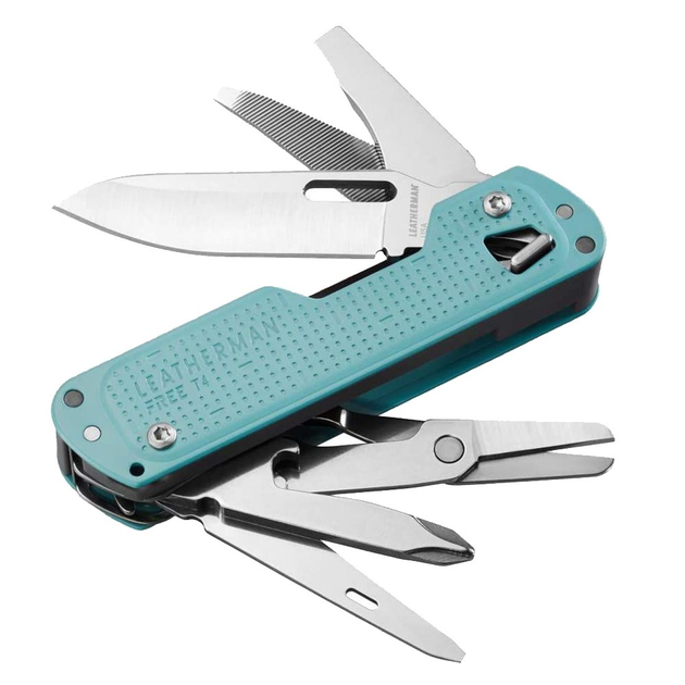 Складаний ніж мультиінструмент Leatherman 832867 Free T4 Arctic 11 функцій 93 мм - зображення 2