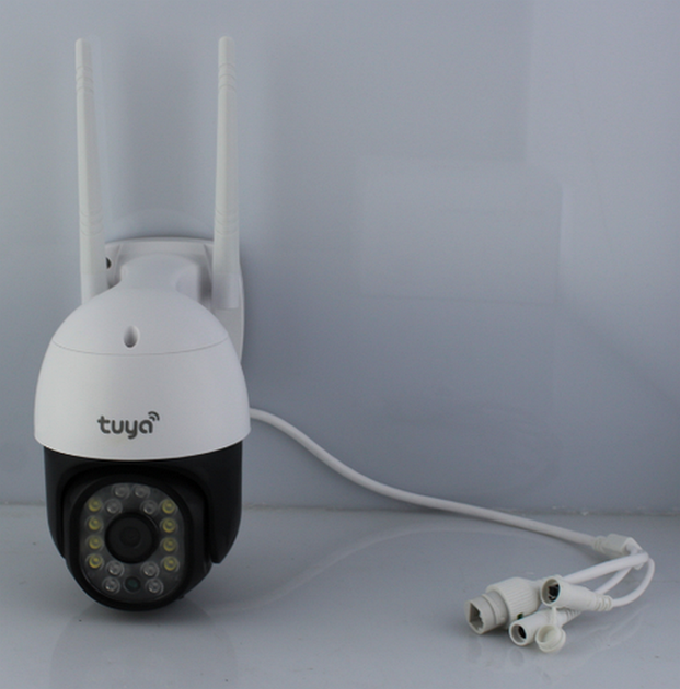 Уличная камера видеонаблюдения WIFI IP Tuya P2P поворотная 1920x1080 с удалённым просмотром + Карта памяти 64Гб - Фото 3 Уличная камера видеонаблюдения WIFI IP Tuya P2P поворотная 1920x1080 с удалённым просмотром + Карта памяти 64Гб - изображение 3