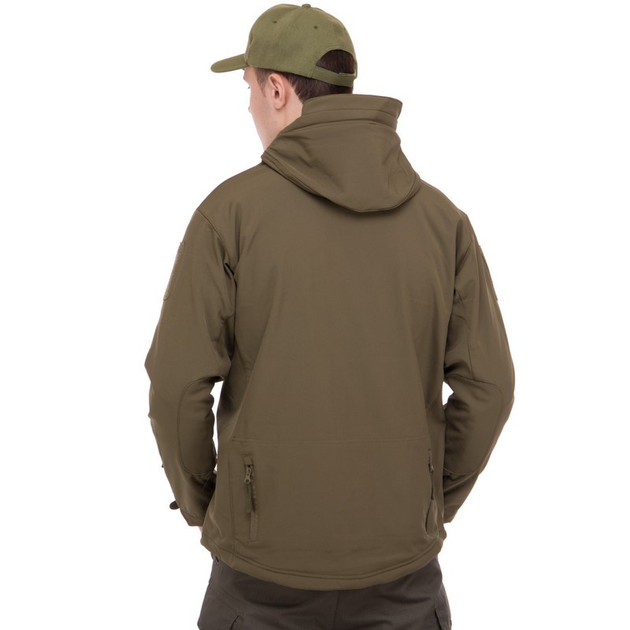 Куртка военная тактическая флисовая мужская теплая SP-Sport ZK-20 размер XL Оливковый - изображение 2