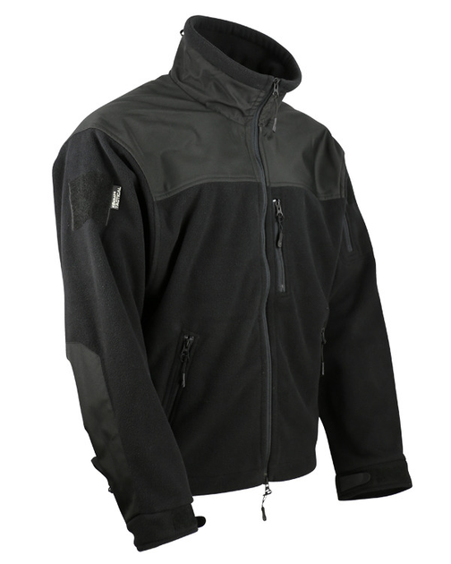 Фліс тактичний кофта KOMBAT UK Defender Tactical Fleece M чорний - изображение 2