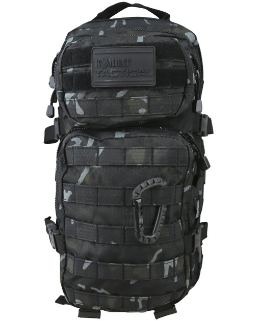 Рюкзак тактичний KOMBAT UK Hex-Stop Small Molle Assault Pack, 28л мультікам чорний - изображение 2