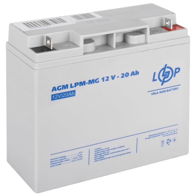 Аккумулятор мультигелевый AGM LPM-MG 12V - 20 Ah для Mercedes - изображение 2