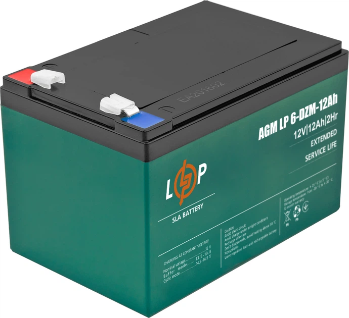 Тяговий свинцево-кислотний акумулятор LogicPower LP 6-DZM-12 Ah (LP3536 ...