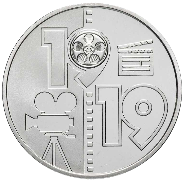 Монета НБУ "100 років Одеській кіностудії" в буклеті з поштовими марками - изображение 3