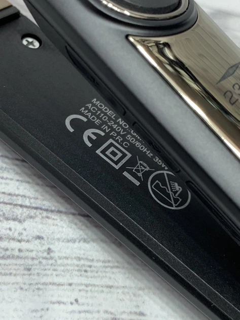 Плойка-выпрямитель для волос Gemei GM-416 черный - изображение 2