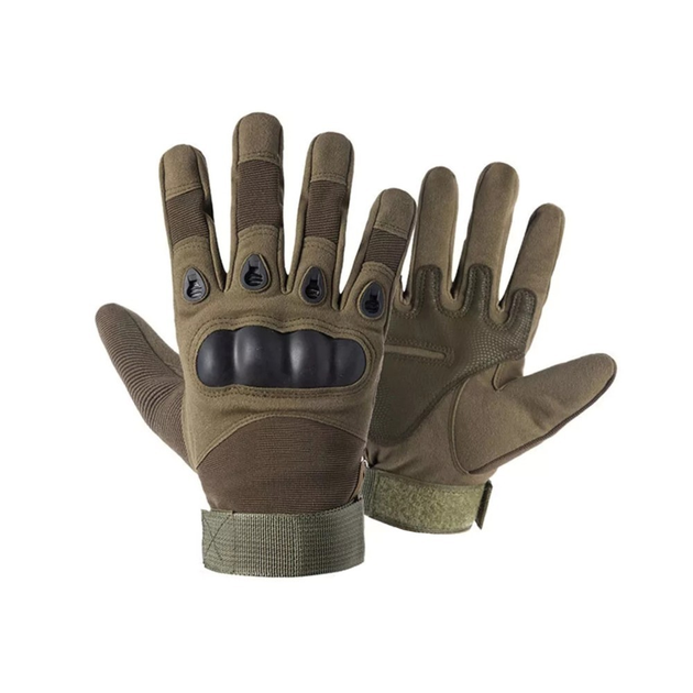 Тактические перчатки полнопалые VDAR Олива XL (1011) - изображение 2
