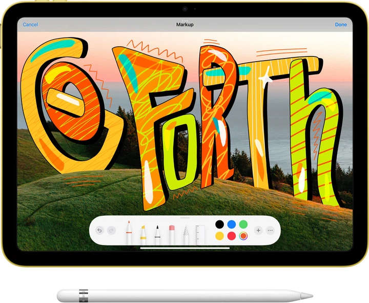 Tablet Apple iPad 10.9" Wi-Fi 64GB Pink (MCMC4) - obraz 4