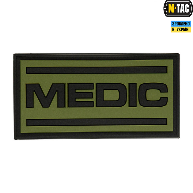 Нашивка M-Tac Medic PVC Olive/Black (00-00009178) - изображение 1