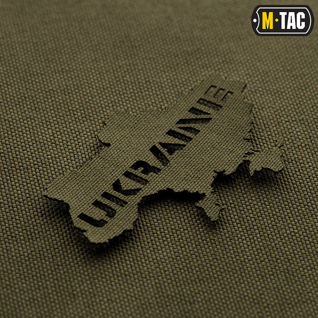 Нашивка M-Tac Ukraine контур сквозная Laser Cut Ranger Green (00-00009180) - изображение 2