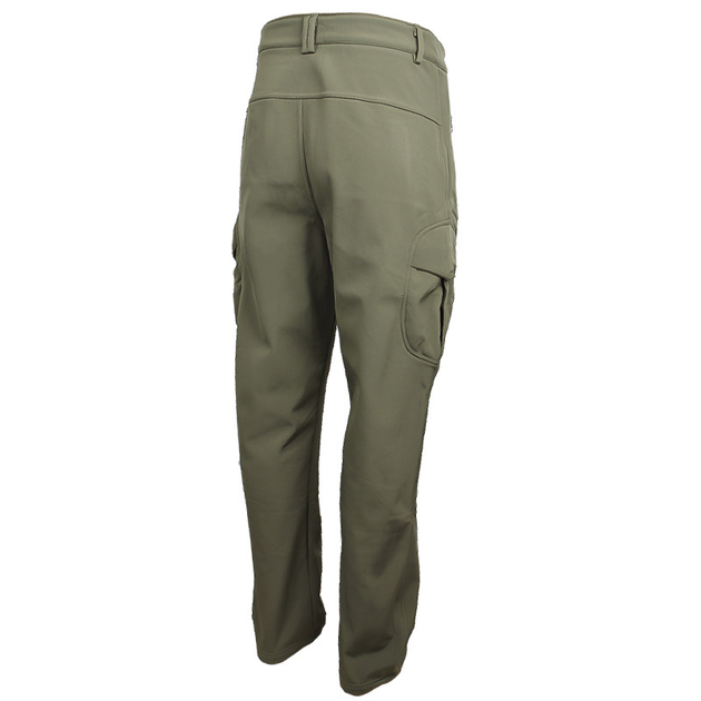 Тактические штаны Lesko B001 Green M военные утолщенные водонепроницаемые с теплой подкладкой (SK-9907-42599) - изображение 2