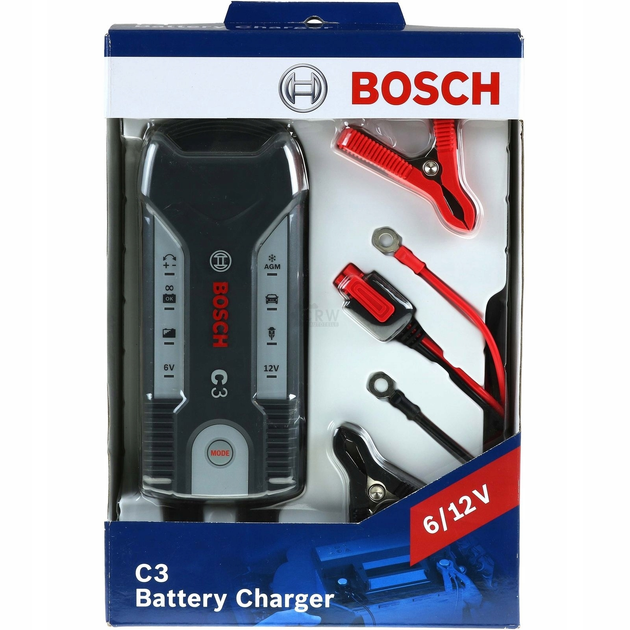 R̲O̲Z̲E̲T̲K̲A̲ | Зарядний пристрій Bosch C3 для акумуляторів 6-12V, 14 ...