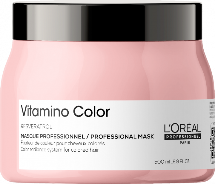 Маска для окрашенных волос L'Oreal Professionnel Serie Expert Vitamino Color Resveratrol Mask 500 мл - Фото 1 Маска для окрашенных волос L'Oreal Professionnel Serie Expert Vitamino Color Resveratrol Mask 500 мл - изображение 1