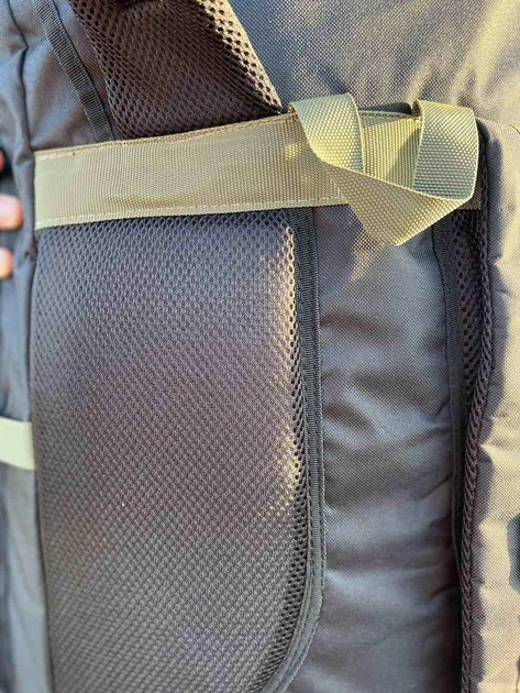 Рюкзак тактичний військовий 100 літрів із вологовідштовхувальної тканини - зображення 2
