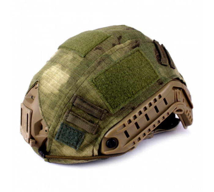Чохол (кавер) на шоломі типу FAST Helmet Silenta 12468 A-Tacs Комишева - зображення 1