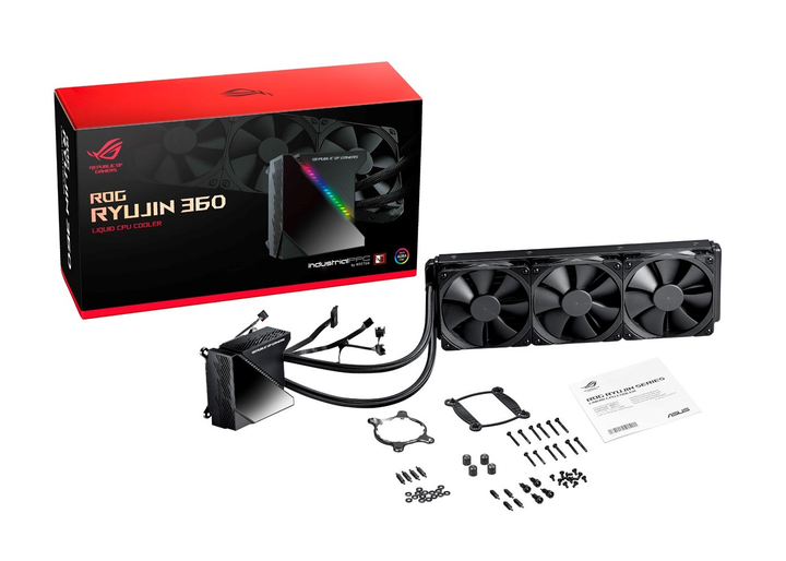 Система жидкостного охлаждения ASUS ROG Ryujin 360 3x120mm Aura OLED (ROG-RYUJIN-360) - изображение 5
