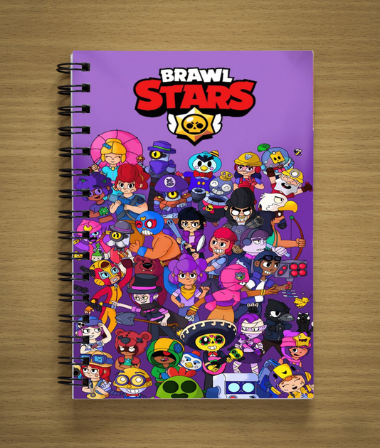 Блокнот Sketchbook Скетчбук с принтом Brawl Stars Бравл Старс #01 ...
