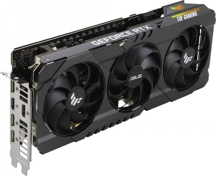 Видеокарта Asus GeForce RTX 3060 Ti TUF OC GAMING V2 LHR 8 GB