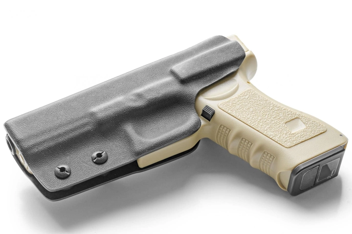 Внутрибрючная пластиковая (кайдекс) кобура A2TACTICAL для Glock черная (KD11) - изображение 2