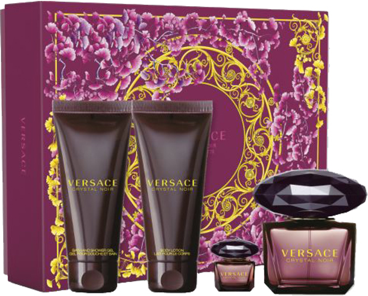 Акція на Набір для жінок Versace Crystal Noir від Rozetka