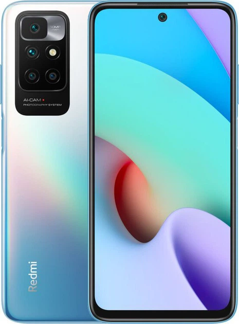 Мобильный телефон Xiaomi Redmi 10 2022 4/64GB NFC Sea Blue