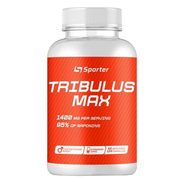 Трибулус Sporter Tribulus MAX, 120 капс. – низькі ціни, кредит, оплата ...