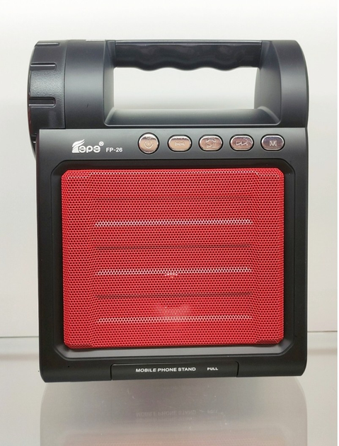 Радиоприемник FP-26 аккумуляторный с лампами, Bluetooth, USB/SD плеер - изображение 2
