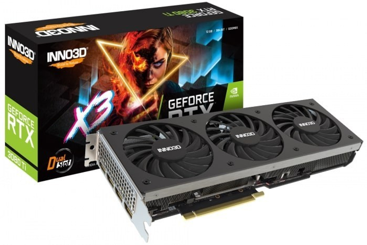 Видеокарта Inno3D GeForce RTX 3080 Ti X3 LHR 12 GB GDDR6X (384 bit ...